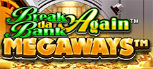 Two classic brands join forces for high volatility, bank busting big wins! Break Da Bank Again™ is back with an all new action-packed gambling experience featuring MEGAWAYS™. With over 117,000 possible ways to win, Rolling Reels™ cascading action, and 5x Wilds, cash wins pile up quickly! Crack the Vault for up to 15 free spins featuring an escalating unlimited win multiplier and more 5x Wilds. Be the next tycoon of the piece with Break Da Bank Again MEGAWAYS, microgaming.

